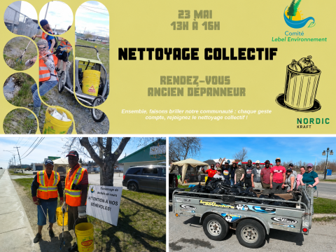 5e édition du grand nettoyage collectif organisé par le Comité Lebel Environnement
