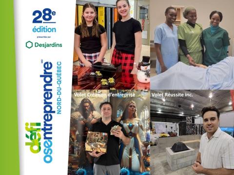 28e édition du Défi OSEntreprendre Nord-du-Québec 